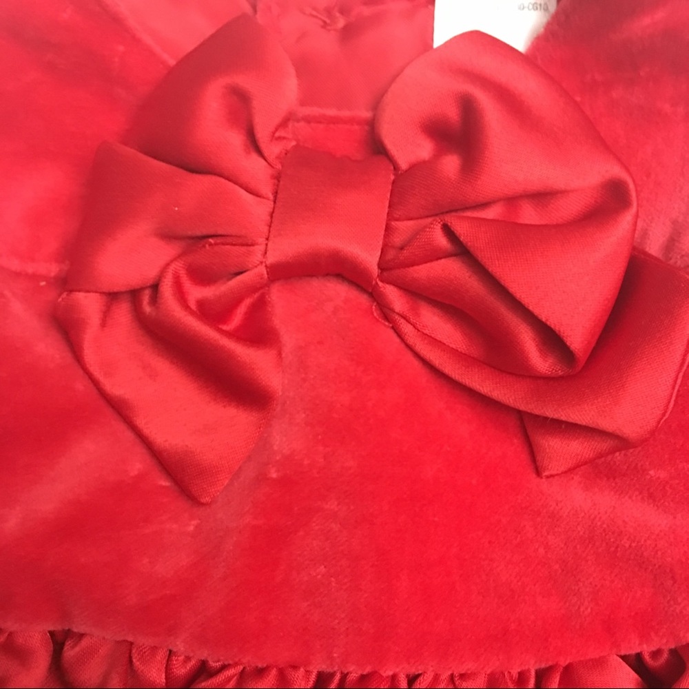 Carter’s Red Velvet Dress - Picture 6 of 6